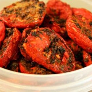 How to Make Slow Roasted Tomatoes found on KalynsKitchen.com