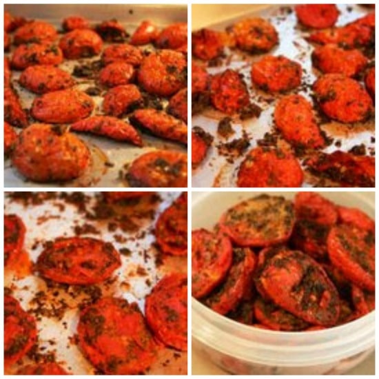 How to Make Slow Roasted Tomatoes found on KalynsKitchen.com