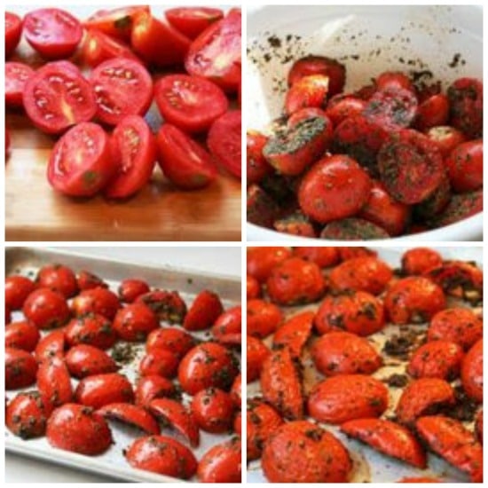 How to Make Slow Roasted Tomatoes found on KalynsKitchen.com