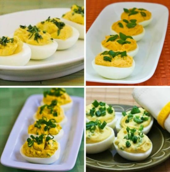 Deviled Eggs collage