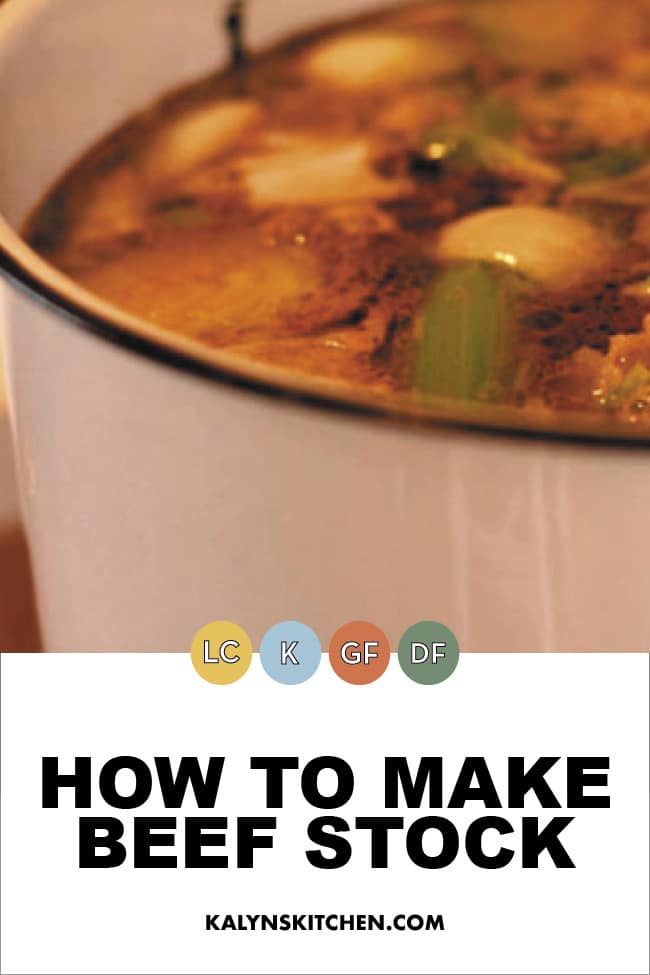 Pinterest image of How to Make Beef Stock