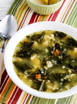 Chicken Soup with Collards and Lemon