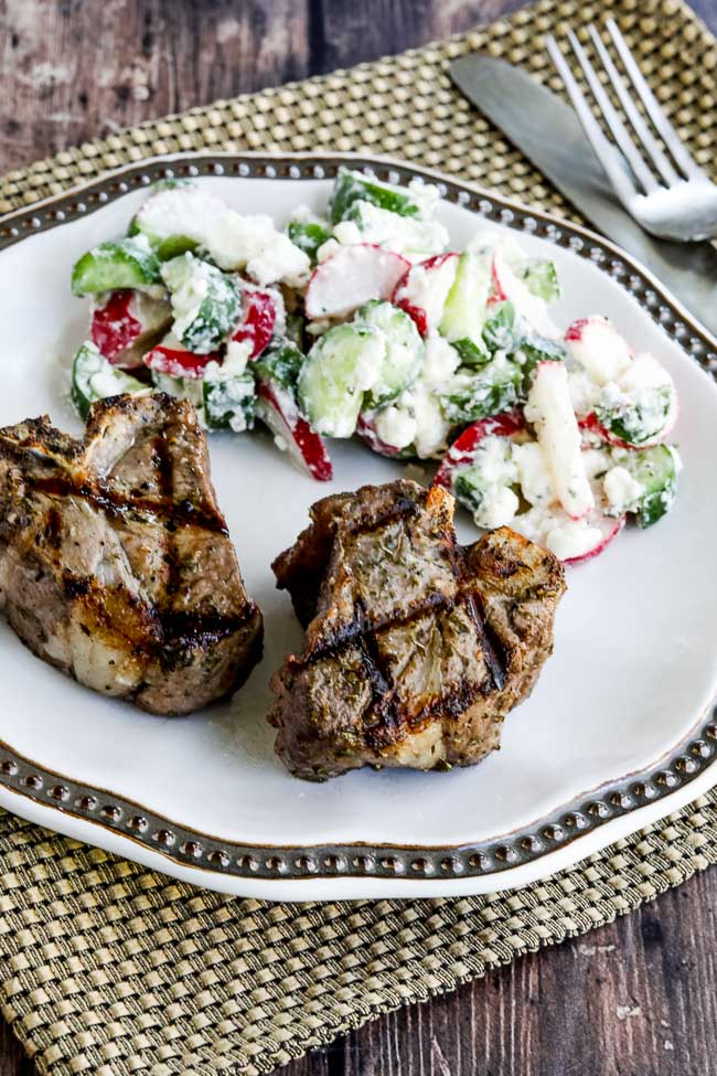 Grilled Lamb Chops With Garlic Rosemary And Thyme Kalyn S Kitchen