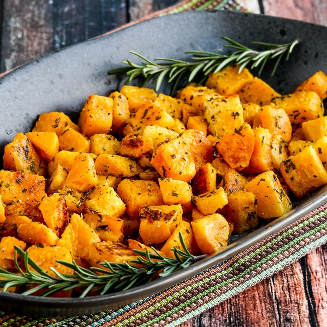 Roasted Butternut Squash with Lime and Rosemary thumbnail photo