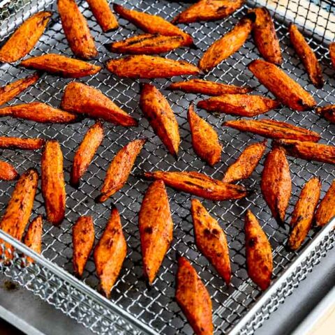 Air Fryer Carrots with Moroccan Spice Mix