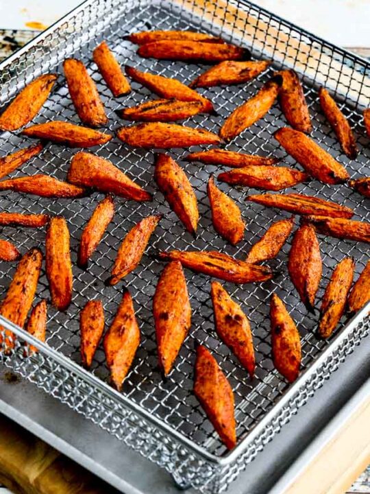 Air Fryer Carrots with Moroccan Spice Mix – Kalyn's Kitchen
