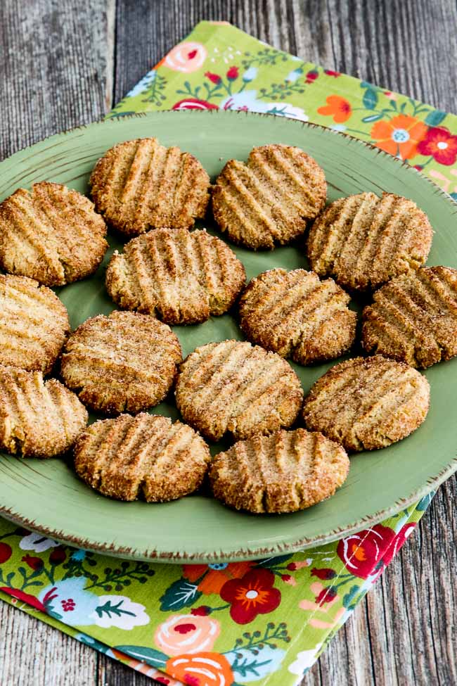 Sugar-Free Flourless Cookies with Almond Flour and Flaxseed on KalynsKitchen.com