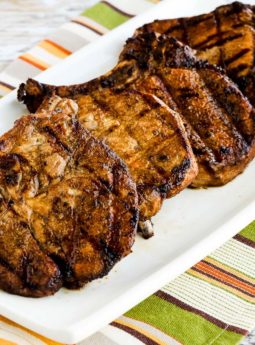 Marinated Pork Chops with Soy Sauce, Cumin, Lime, and Oregano
