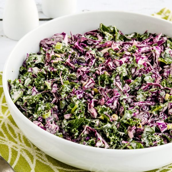 Kale and Red Cabbage Slaw Kalyn's Kitchen
