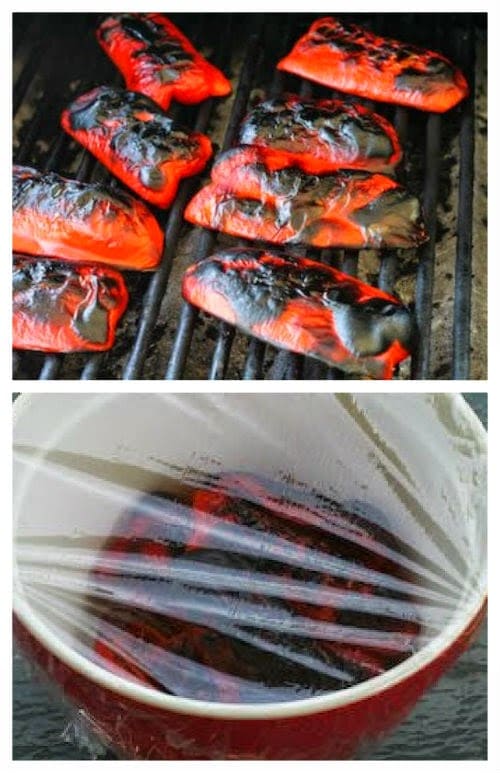 Roasted Red Peppers {Oven or Grill} –