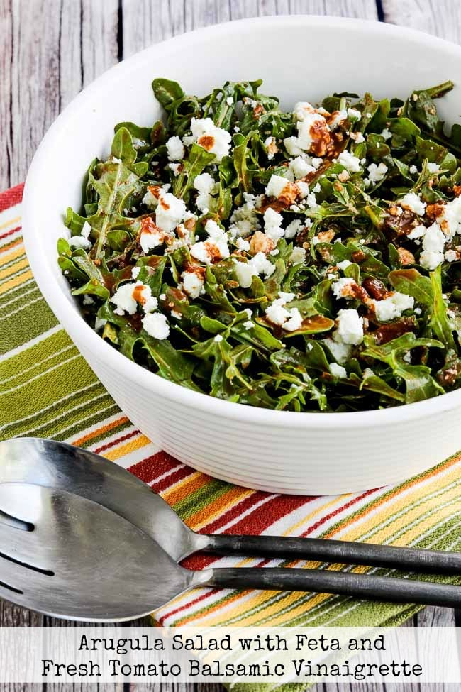 Arugula Salad with Feta Kalyn's Kitchen