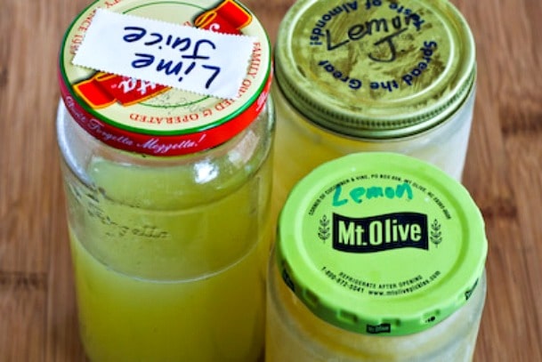 bottles for freezer for Tips for Freezing Fresh Lemon Juice and Lime Juice