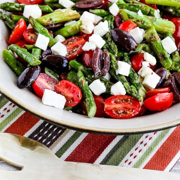 Asparagus Salad with Tomatoes, Olives, and Feta Kalyn's Kitchen