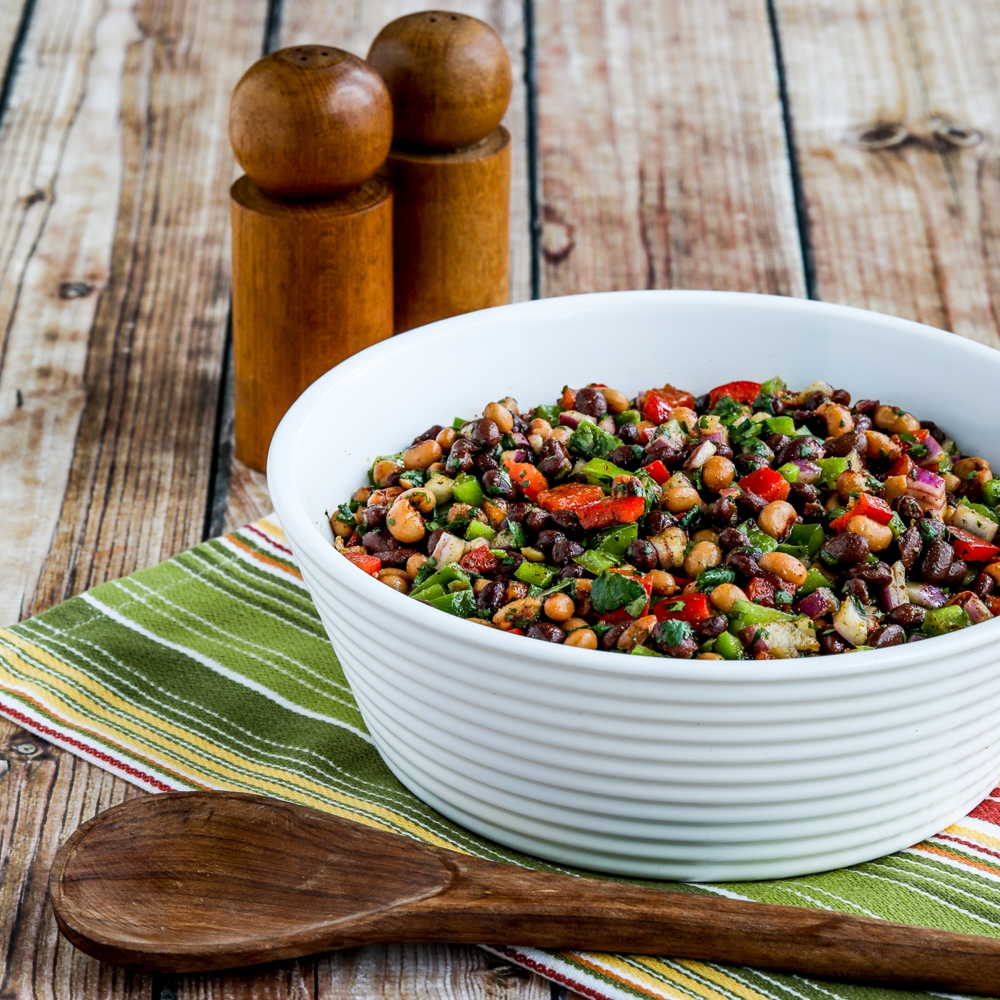 Black Bean Salad with BlackEyed Peas Kalyn's Kitchen