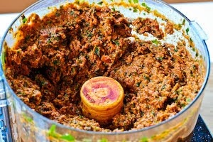 Sun-Dried Tomato Tapenade with Garlic and Herbs found on KalynsKitchen.com