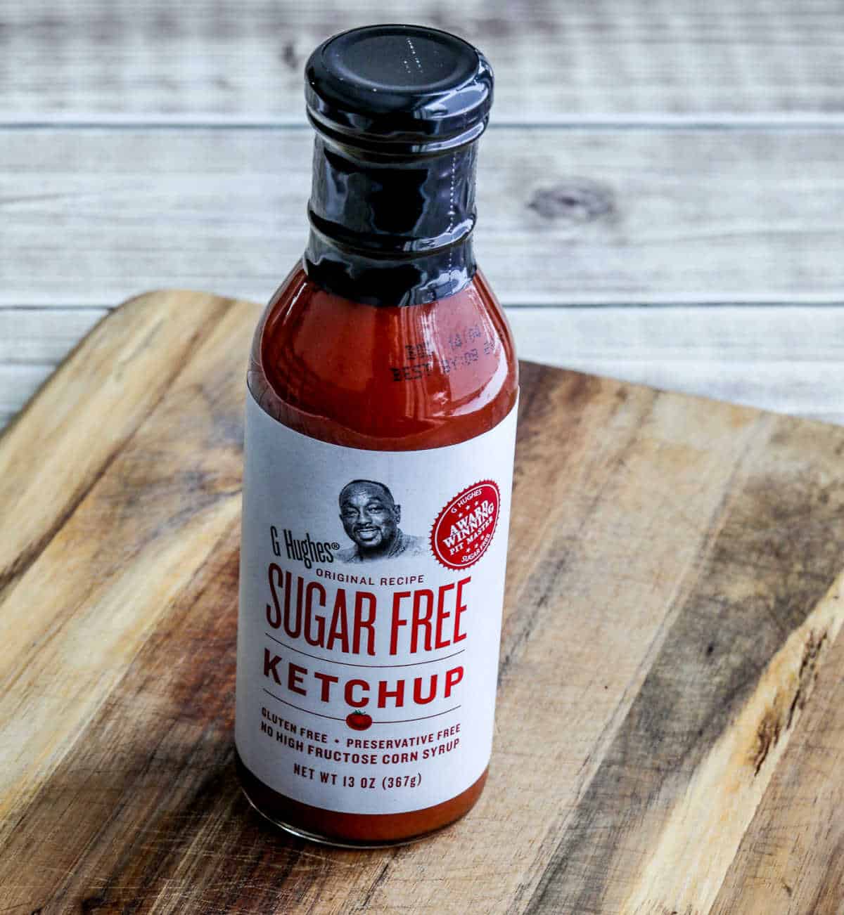 Square image of unsweetened ketchup