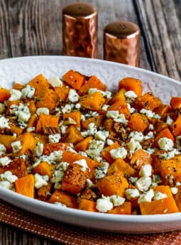 Roasted Butternut Squash with Rosemary, Pecans, and Gorgonzola