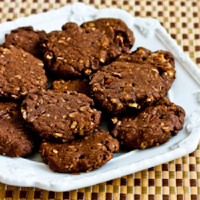 square thumbnail image of Sugar-Free Chocolate Cookies with Pecans