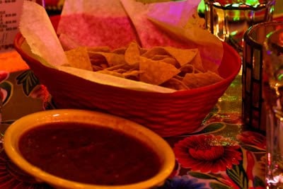 Red Iguana Chips and Salsa