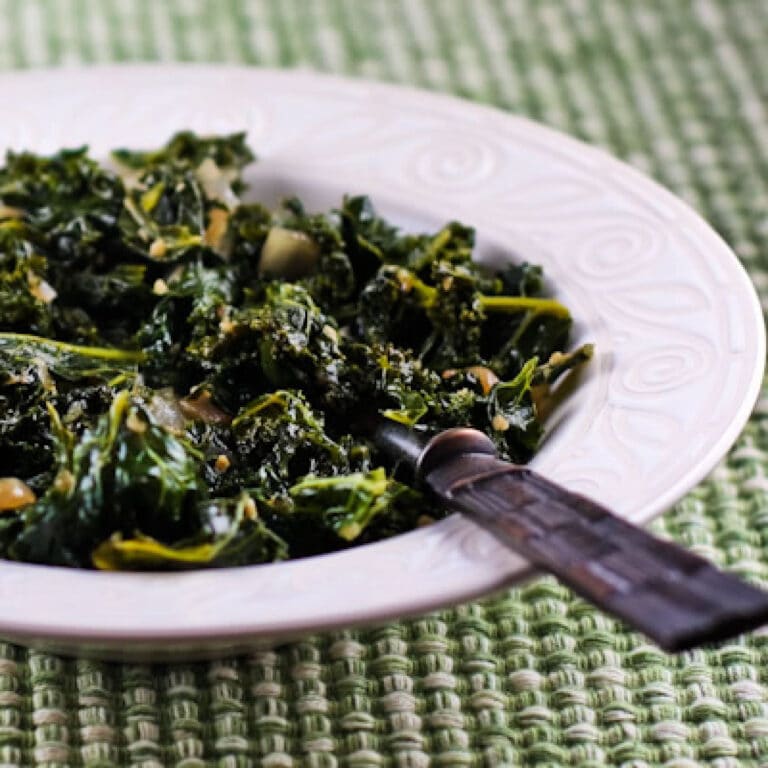 Sauteed Kale with Garlic and Onion Kalyn's Kitchen