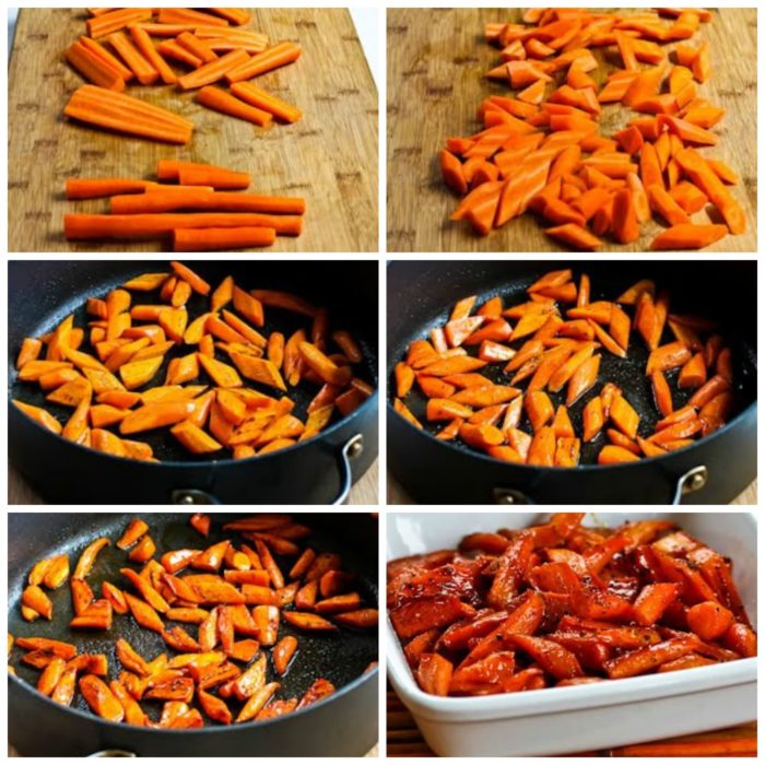 Maple-Glazed Roasted Carrots found on KalynsKitchen.com