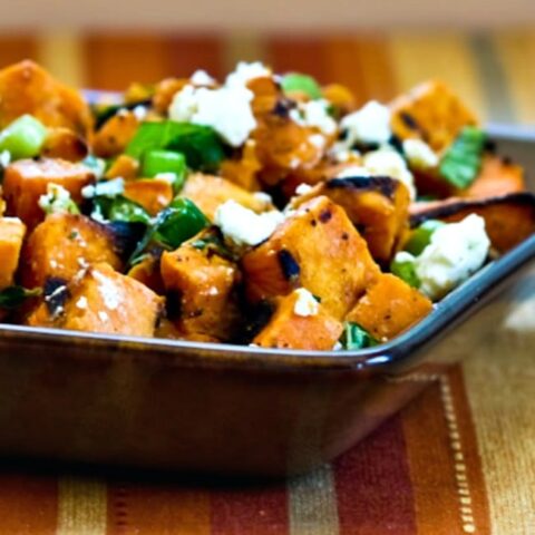 Grilled Sweet Potato Salad image of finished salad in bowl