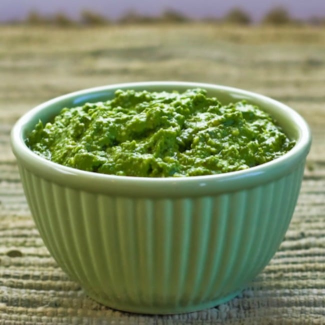 basil pesto with lemon