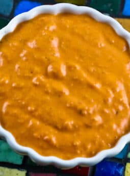 Roasted Red Pepper and Garlic Aioli Sauce