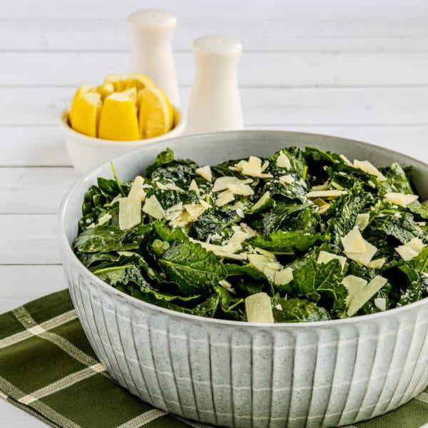 Lemon Parmesan Kale Salad Kalyn's Kitchen