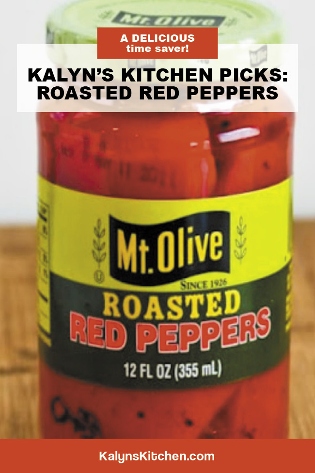 Pinterest image of Kalyn's Kitchen Picks: Roasted Red Peppers