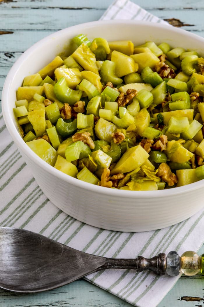 Green Apple Salad in serving bowl