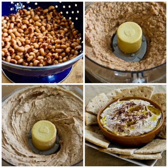 Black Eyed Pea Hummus with Olive Oil and Sumac found on KalynsKitchen.com