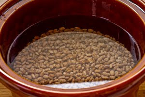 Pinterest image from How to cook dry beans in a slow cooker or slow cooker