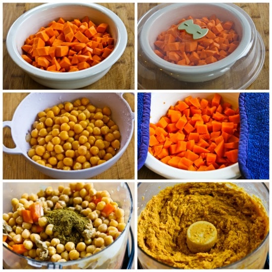 Sweet Potato Hummus with Olive Oil and Sumac found on KalynsKitchen.com