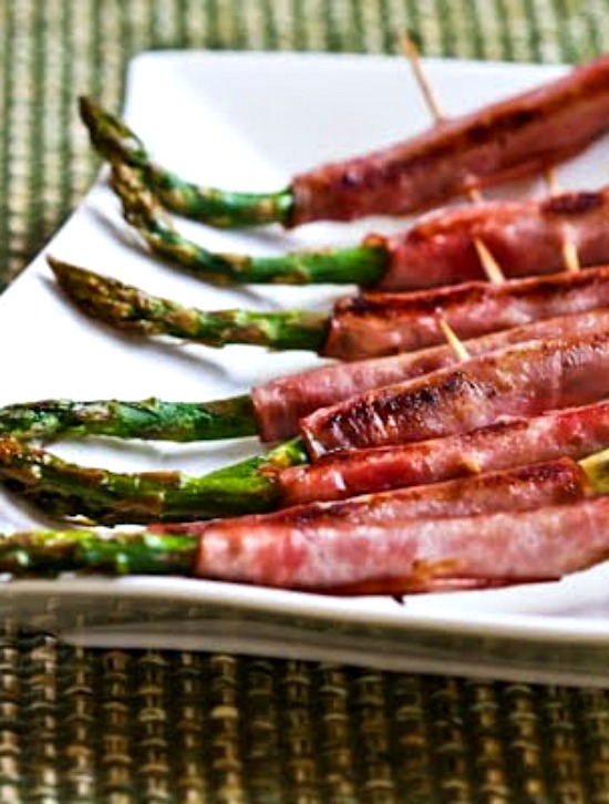 Favorite Low-Carb and Keto Asparagus Recipes for Easter found on KalynsKitchen.com