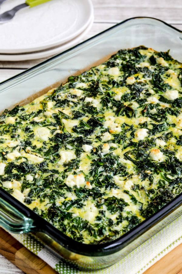 Kale and Feta Breakfast Casserole Kalyn's Kitchen