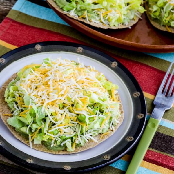Easy LowCarb Guacamole Tostadas Kalyn's Kitchen