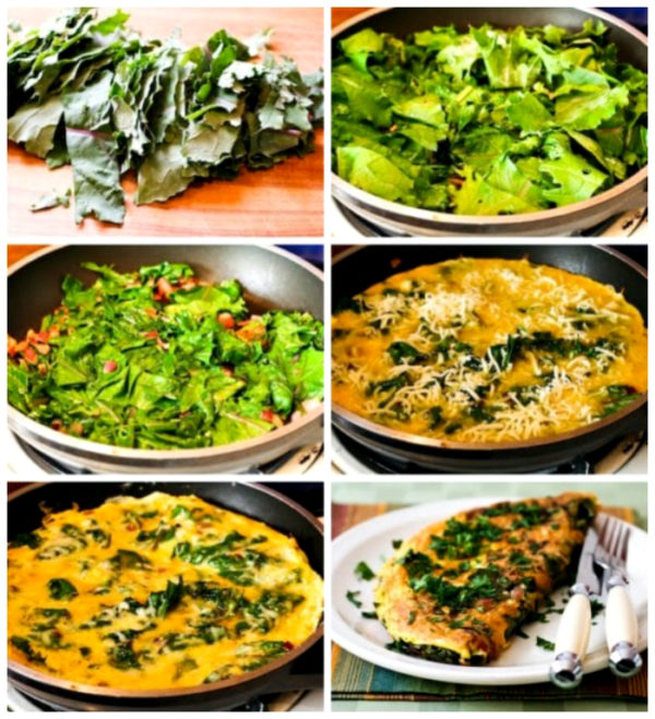 Kale and Cheese Omelette for Two Kalyn's Kitchen