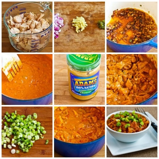 Low-Carb West African Chicken and Peanut Stew found on KalynsKitchen.com