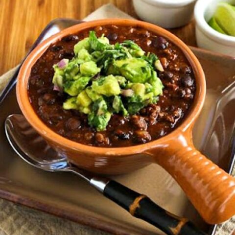 Black Bean and Beef Chili 