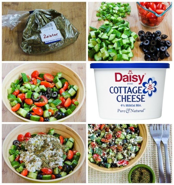 Cottage Cheese Salad with Za’atar - MindtoHealth