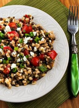 Lentil and Barley Greek-Style Salad