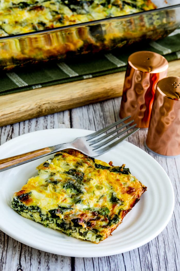 Kale, Mozzarella, and Egg Bake - Kid Friendly Meals