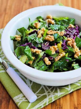 Power Greens Salad Mix square image of salad in serving bowl