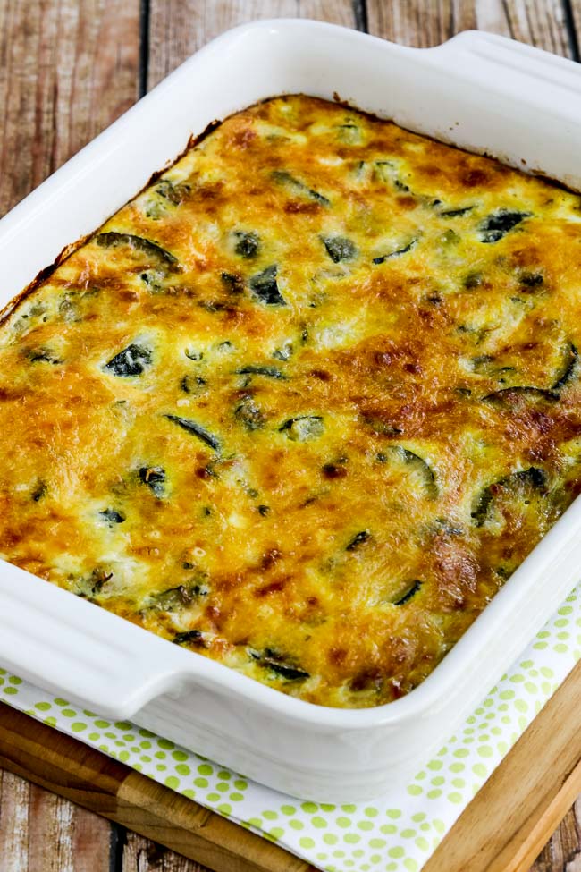 Cheesy Zucchini and Basil Strata