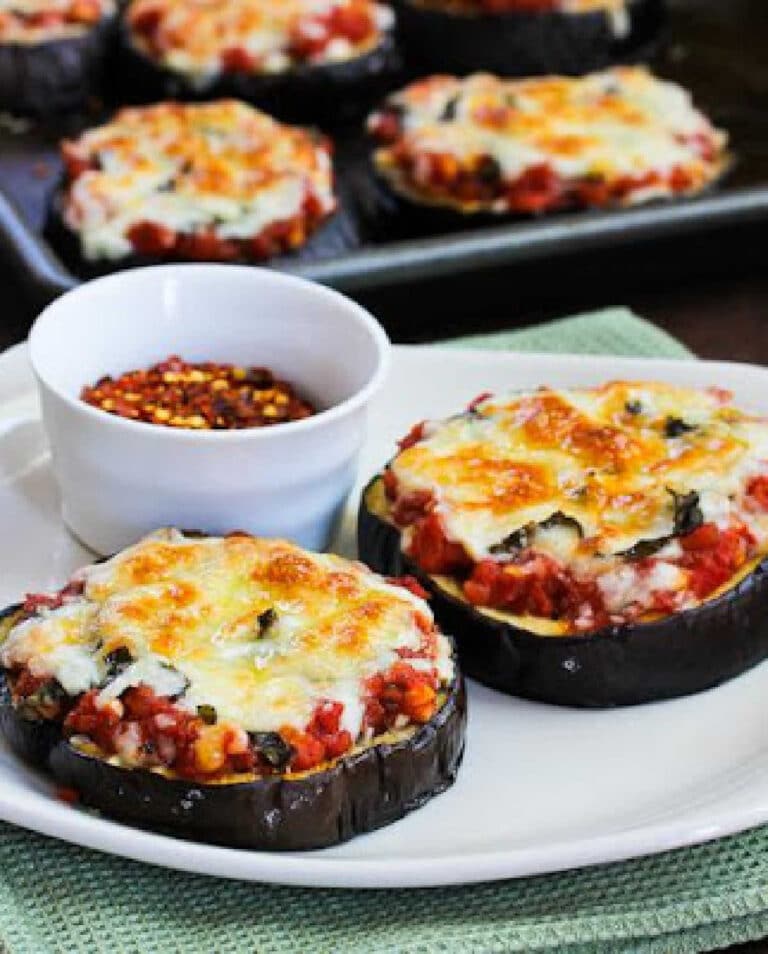 Julia Child's Eggplant Pizza Kalyn's Kitchen