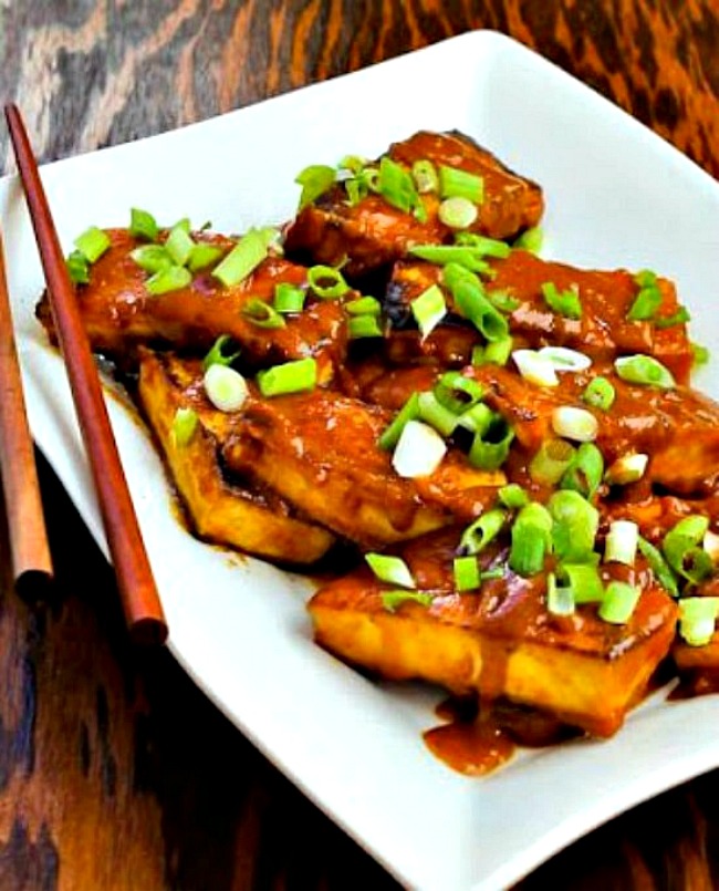 Peanut Butter Tofu with Sriracha top photo