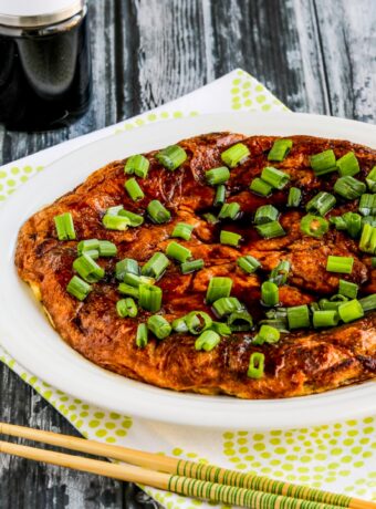 square thumbnail image of Chicken Egg Foo Yung on serving plate