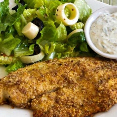 Almond and Parmesan Baked Fish
