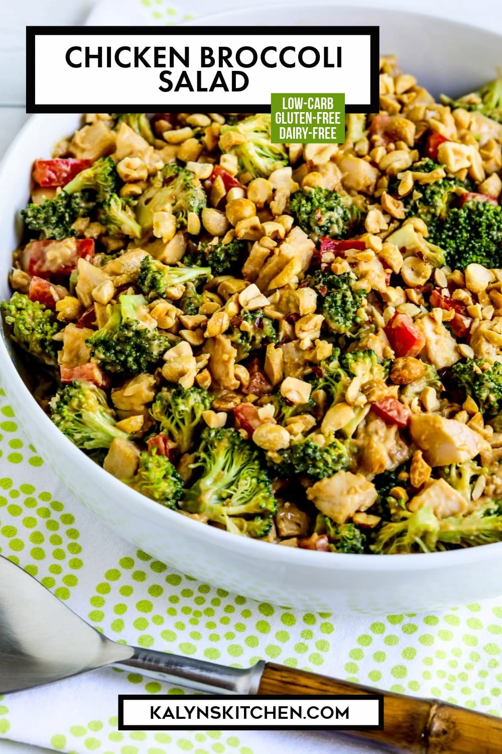 Pinterest image of Chicken Broccoli Salad